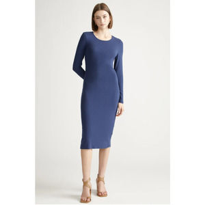 Quince Blue Midi Dress